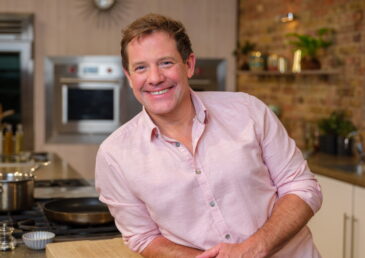 Matt Tebbutt on the set of Saturday Kitchen