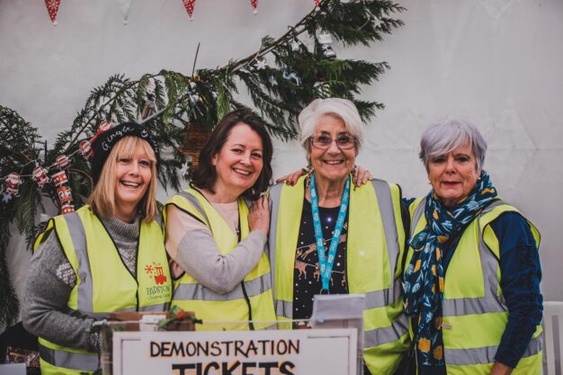 Volunteers at Padstow Christmas Festival